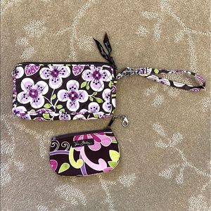 Vera Bradley Wristlet and Coin Purse